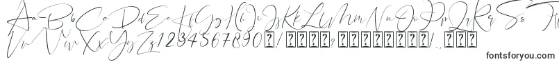 Шрифт Santeria Signature – шрифты, начинающиеся на S