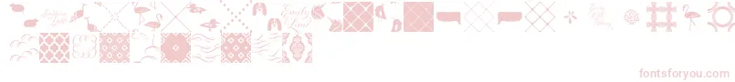 Czcionka Sassafrassy Patterns – różowe czcionki