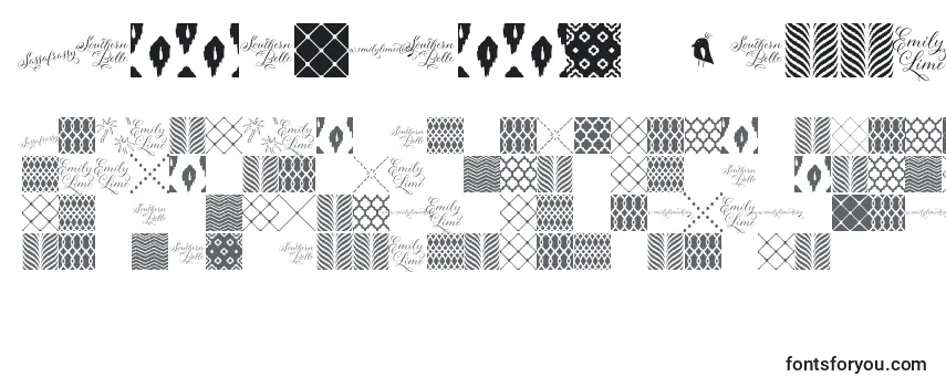 Sassafrassy Patterns Font