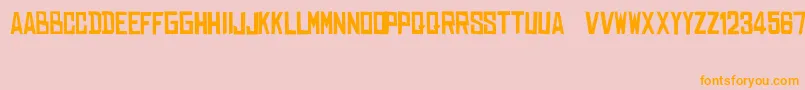 DearRaditas Font – Orange Fonts on Pink Background