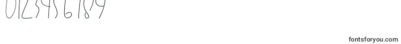 SatriyaMayaHandwriting Font – Fonts for Numbers and Digits