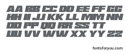 Шрифт Saturn 3 Italic