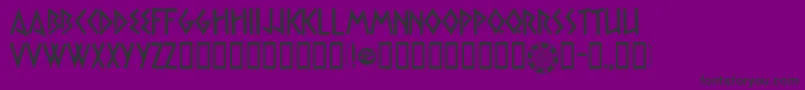 SATYP    Font – Black Fonts on Purple Background