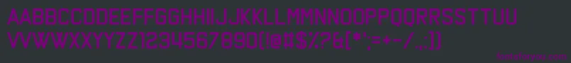 Say the Words Font – Purple Fonts on Black Background