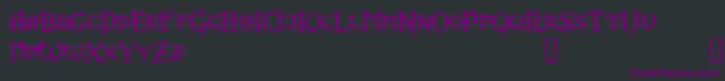 Fonte SC       – fontes roxas em um fundo preto