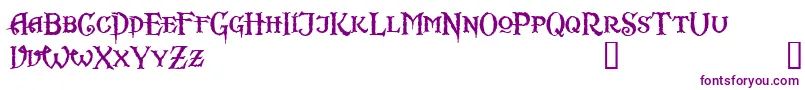 SC       Font – Purple Fonts on White Background