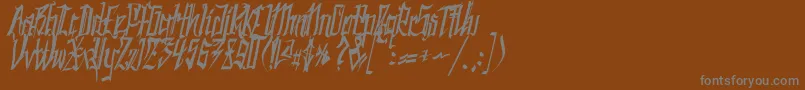 More about SC Kingston Font SC Kingston Font – Gray Fonts on Brown Background