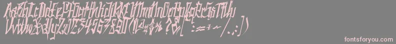 More about SC Kingston Font SC Kingston Font – Pink Fonts on Gray Background