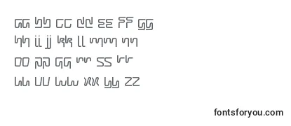 Schriftart Scable