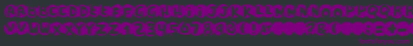 scandal Font – Purple Fonts on Black Background
