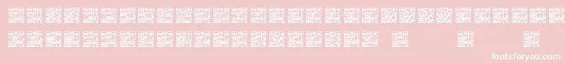 Scanme   QR   BC Font – White Fonts on Pink Background