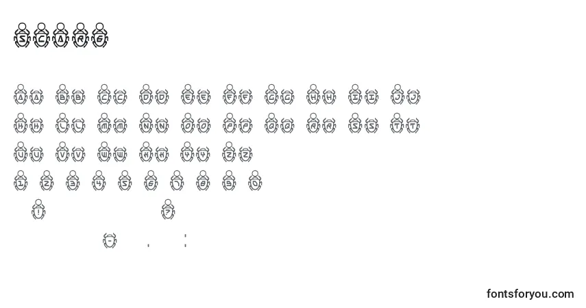 Шрифт SCAR6 (139717) – алфавит, цифры, специальные символы
