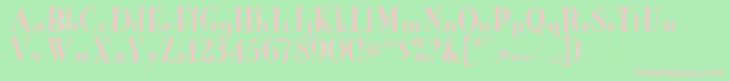 MonaLisaSoliditcNormal Font – Pink Fonts on Green Background