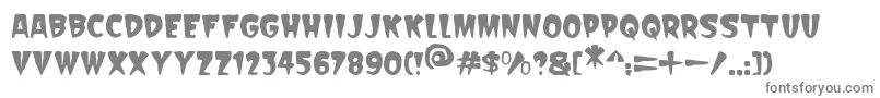 Scarify Italic-fontti – harmaat kirjasimet valkoisella taustalla