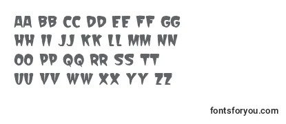 Überblick über die Schriftart Scarify Italic