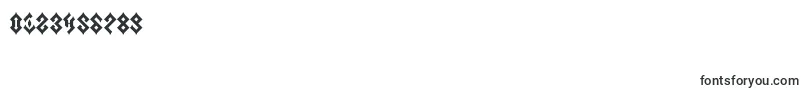 Scars Font – Fonts for Numbers and Digits