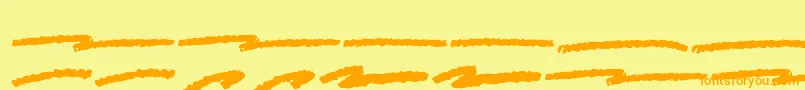 ScarySignSwash Font – Orange Fonts on Yellow Background