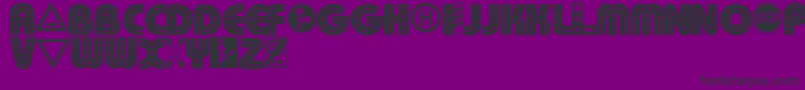 Schilderwald Font – Black Fonts on Purple Background