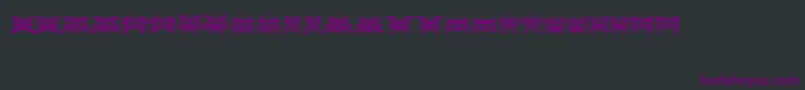 Schmetterlinge Font – Purple Fonts on Black Background