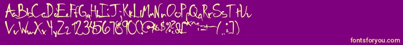fuente schneller – Fuentes Amarillas Sobre Fondo Morado