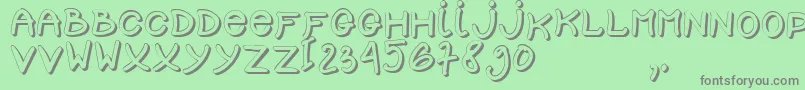 More about SCHOOL D3 Font SCHOOL D3 Font – Gray Fonts on Green Background