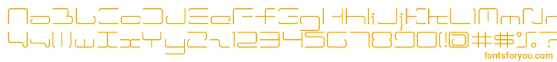 Ltr04.Wireflame Font – Orange Fonts