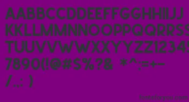 School Times font – Black Fonts On Purple Background