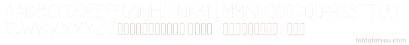 schoolah thin Font – Pink Fonts on White Background