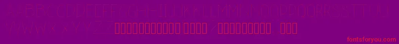 Шрифт schoolah thin – красные шрифты на фиолетовом фоне