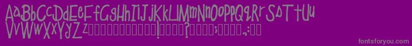 SchoolEducation Regular Font – Gray Fonts on Purple Background