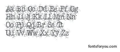 Обзор шрифта Schreibmaschine