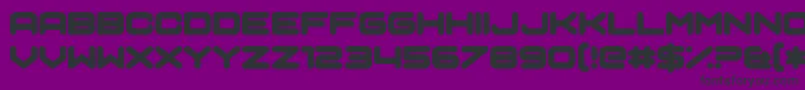 Sci Auralieph Font – Black Fonts on Purple Background