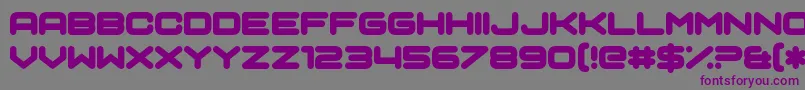 Sci Auralieph Font – Purple Fonts on Gray Background