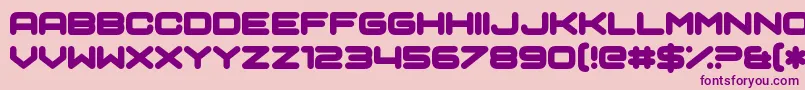 Sci Auralieph Font – Purple Fonts on Pink Background
