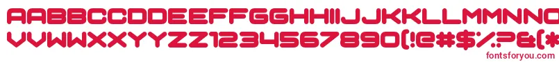 Police Sci Auralieph – polices rouges sur fond blanc