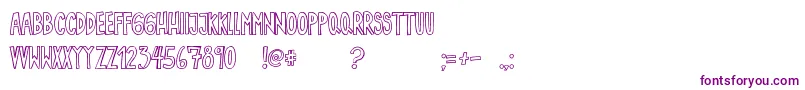 SinGracia-fontti – violetit fontit