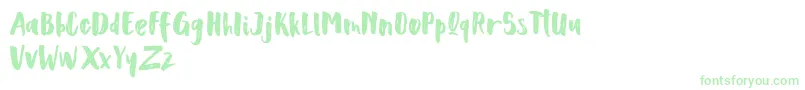 Scoothlane Sans Brush Font – Green Fonts