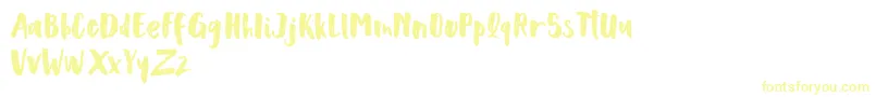 Scoothlane Sans Brush Font – Yellow Fonts
