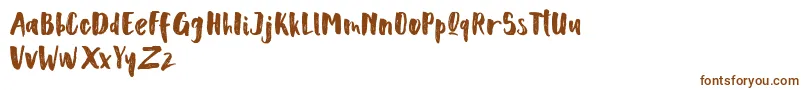 Scoothlane Sans Brush Font – Brown Fonts