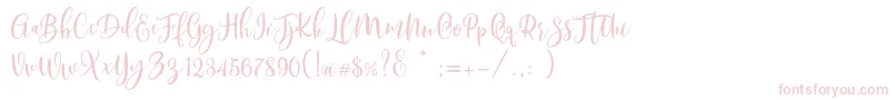 Scoothlane Script Demo Version Font – Pink Fonts on White Background