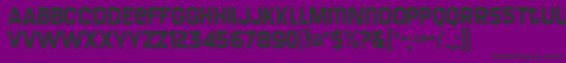 screengem Font – Black Fonts on Purple Background