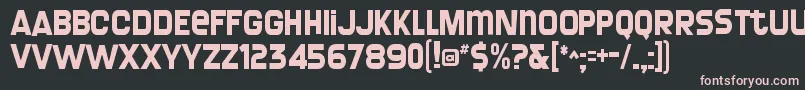 More about screengem Font screengem Font – Pink Fonts on Black Background