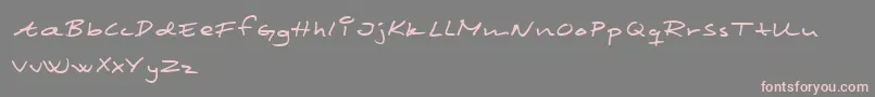 SCRIM    Font – Pink Fonts on Gray Background