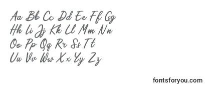 Überblick über die Schriftart Scripterialism 1