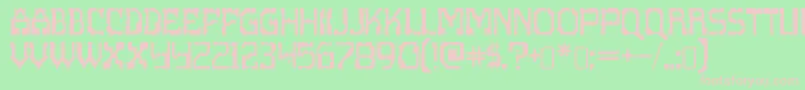 Czcionka scritzy x – różowe czcionki na zielonym tle