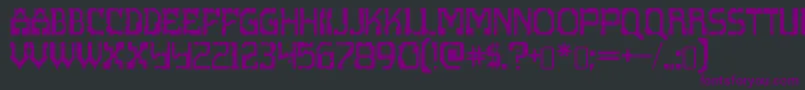 scritzy x Font – Purple Fonts on Black Background