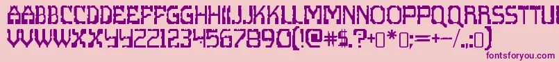 scritzy x Font – Purple Fonts on Pink Background