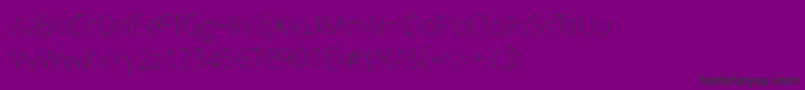 Scrizbels Font – Black Fonts on Purple Background