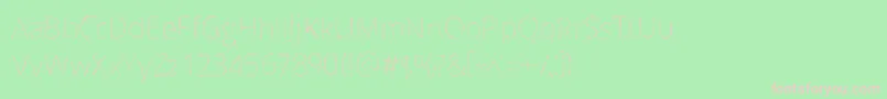 Scrizbels Font – Pink Fonts on Green Background