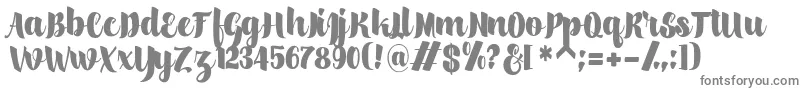 scylla-Schriftart – Graue Schriften